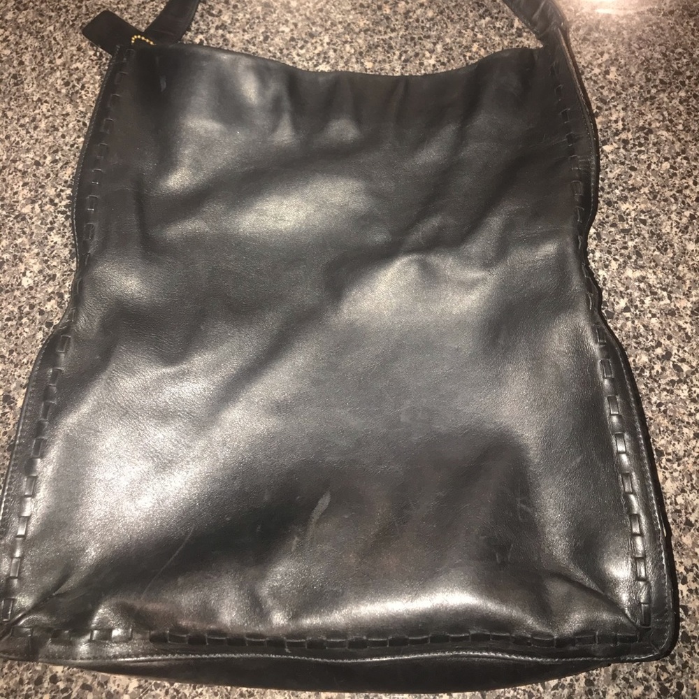 Black Leather Coach Bag